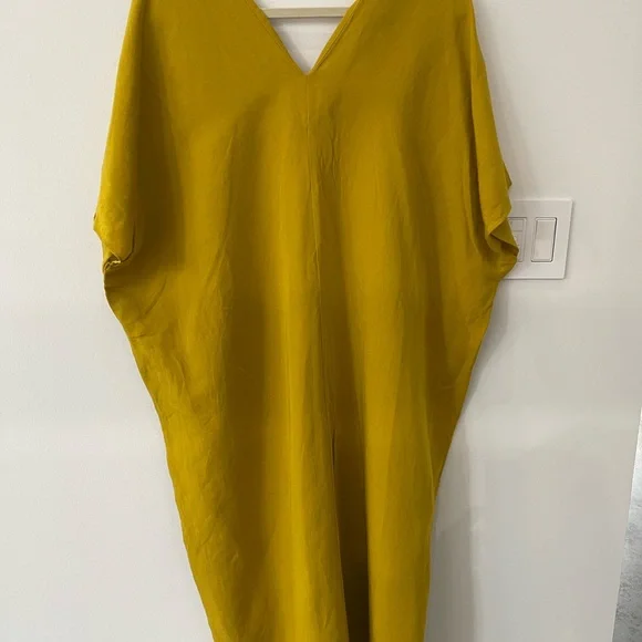ZARA linen tunic V-Neck Dress - Picture 10 of 11